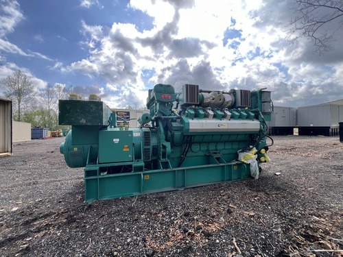 1100 KW Cummins #QSV81G, Natural gas generator set, 277/480 Volts, 1550 HP @ 1200 RPM, Wartsila CW-81-G - Image 5