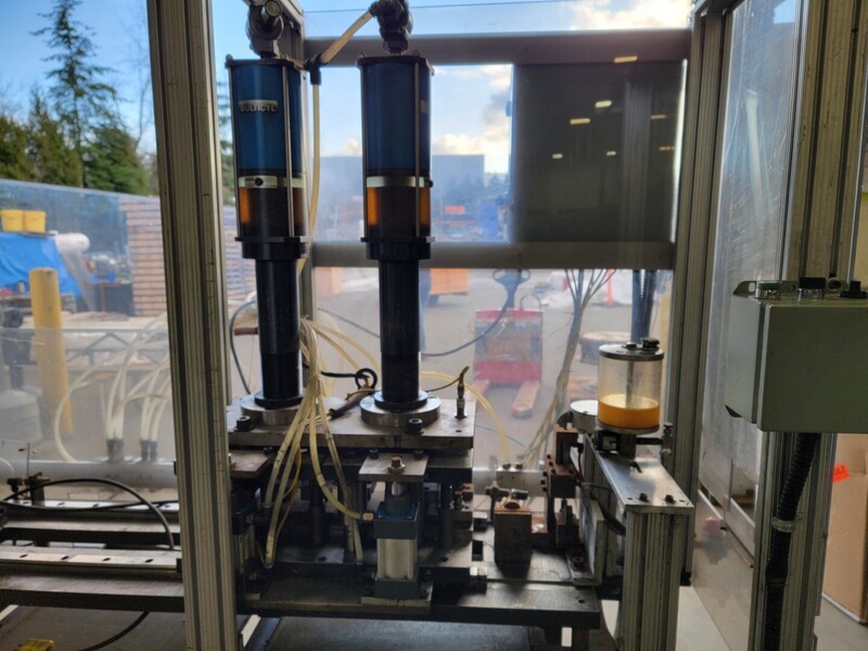 Multicyl, Pneumatic Aluminum Punching Machine, 23 mm stroke, 50" x 14.5" Table, 460 mm Table Travel, 120 V - Image 7