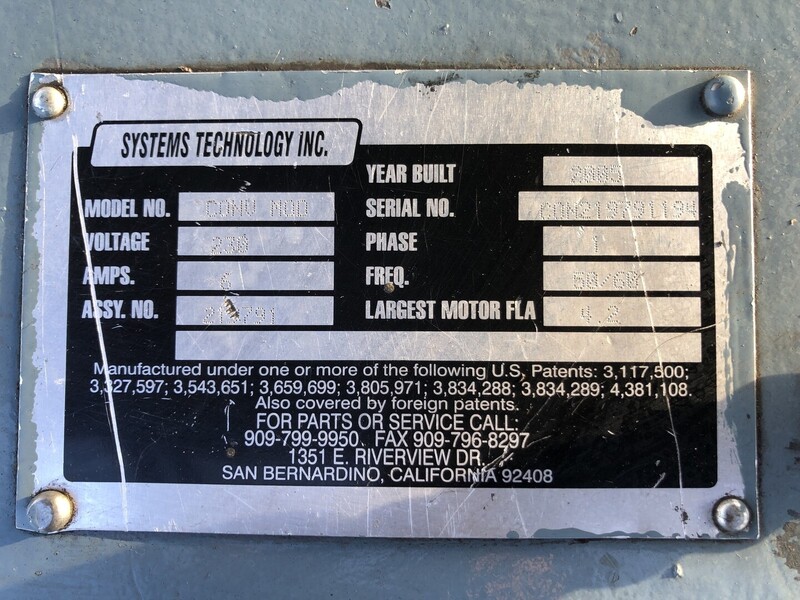 STI #Conv-Mod, Paper Compressor, 1 Ph, 230 V, 6 Amps, 2005 - Image 2