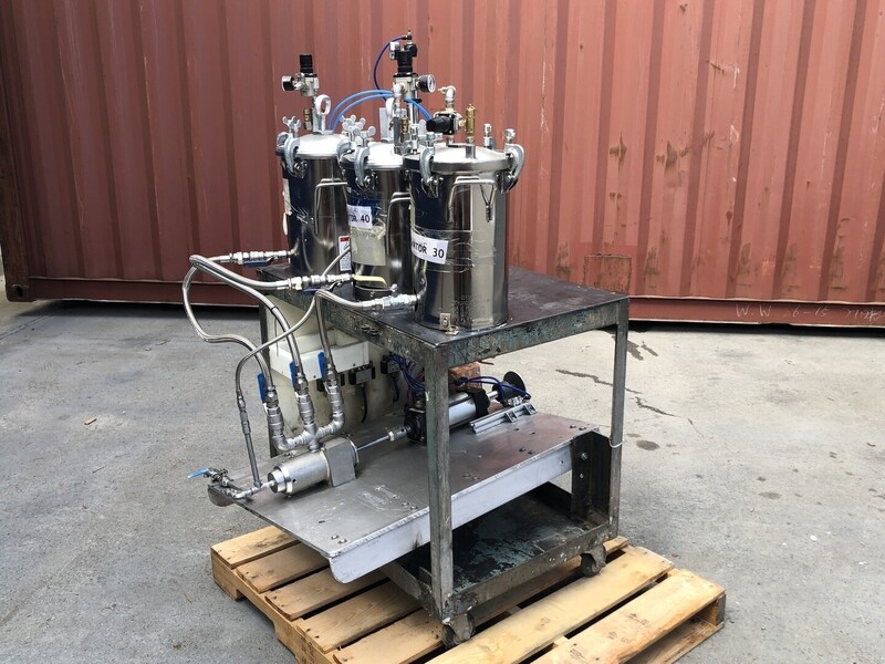Binks, 3-Pot Dispenser Mixing Station - Image 1