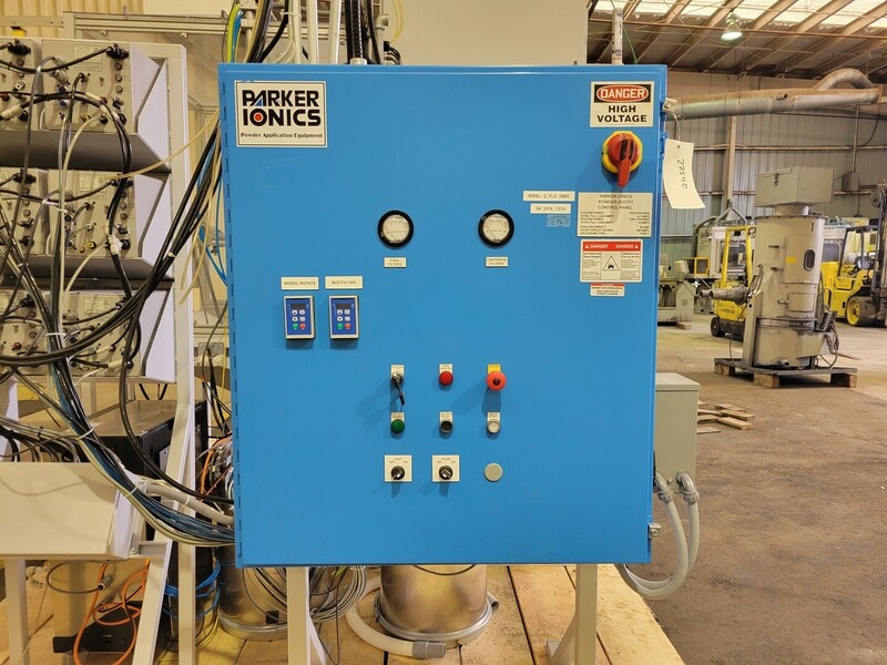 6-Gun Powder Coat Spray System, Parker Ionics #Q_Flo 2000V, (2) Powder Pots, (6) Panels, 120/575 V, 2018 - Image 7