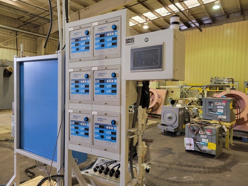 6-Gun Powder Coat Spray System, Parker Ionics #Q_Flo 2000V, (2) Powder Pots, (6) Panels, 120/575 V, 2018 - Image 10