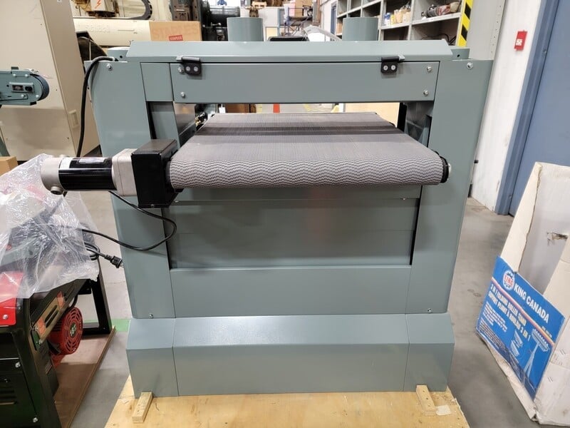 26" King Canada #KC-26DS, Dual Drum Sander, 12" Board thickness, 5" min. L Board, 5" x 120" Abrasive Belt - Image 7