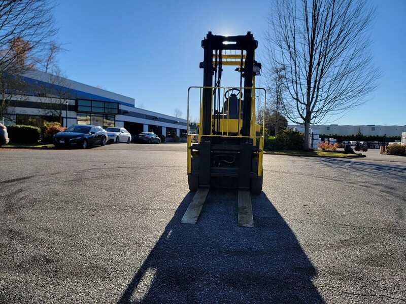 5000 lb. Hyster #E50Z-33, Electric Forklift, 131.1" lift height, 84" Mast lowered height, 2 Mast Stages, 21" - Image 10