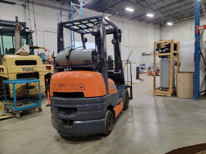 5000 lb. Toyota #42-6FGCU25, Forklift, 189" lift height, 42" Fork Length, 83" Mast lowered height, 3 Mast - Image 6