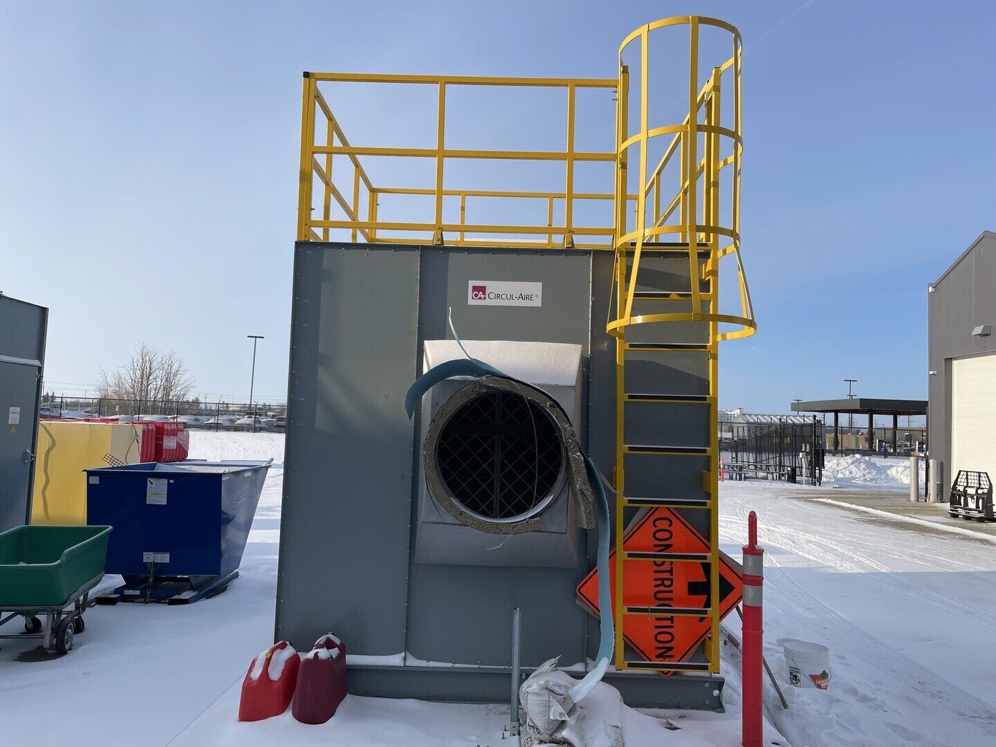 Circul-Aire #DAS-808-2D12-SC, Deep Bed Air Scrubber, 2 deep beds, 10 HP - 3515 RPM Blower, 2019 - Image 5