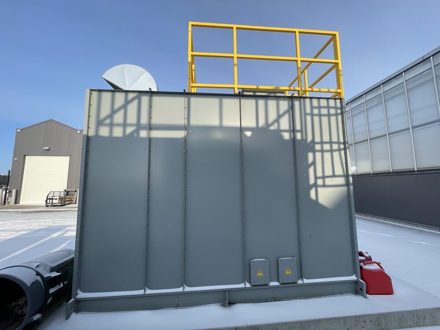 Circul-Aire #DAS-808-2D12-SC, Deep Bed Air Scrubber, 2 deep beds, 10 HP - 3515 RPM Blower, 2019 - Image 7