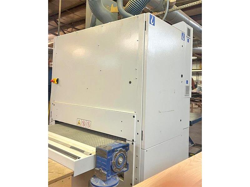 54" x 103" SCM, #DMC-SD90-RRCS, abrasive belt, 2 head, 11-60 FPM, 2021 - Image 2