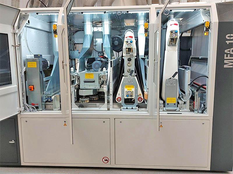 63" Heesemann #MFA-10, wide belt, 3-head, veneer/laquer/wood sanding, 2022 - Image 4