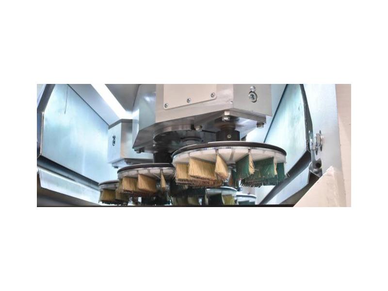 63" Heesemann #MFA-10, wide belt, 3-head, veneer/laquer/wood sanding, 2022 - Image 7