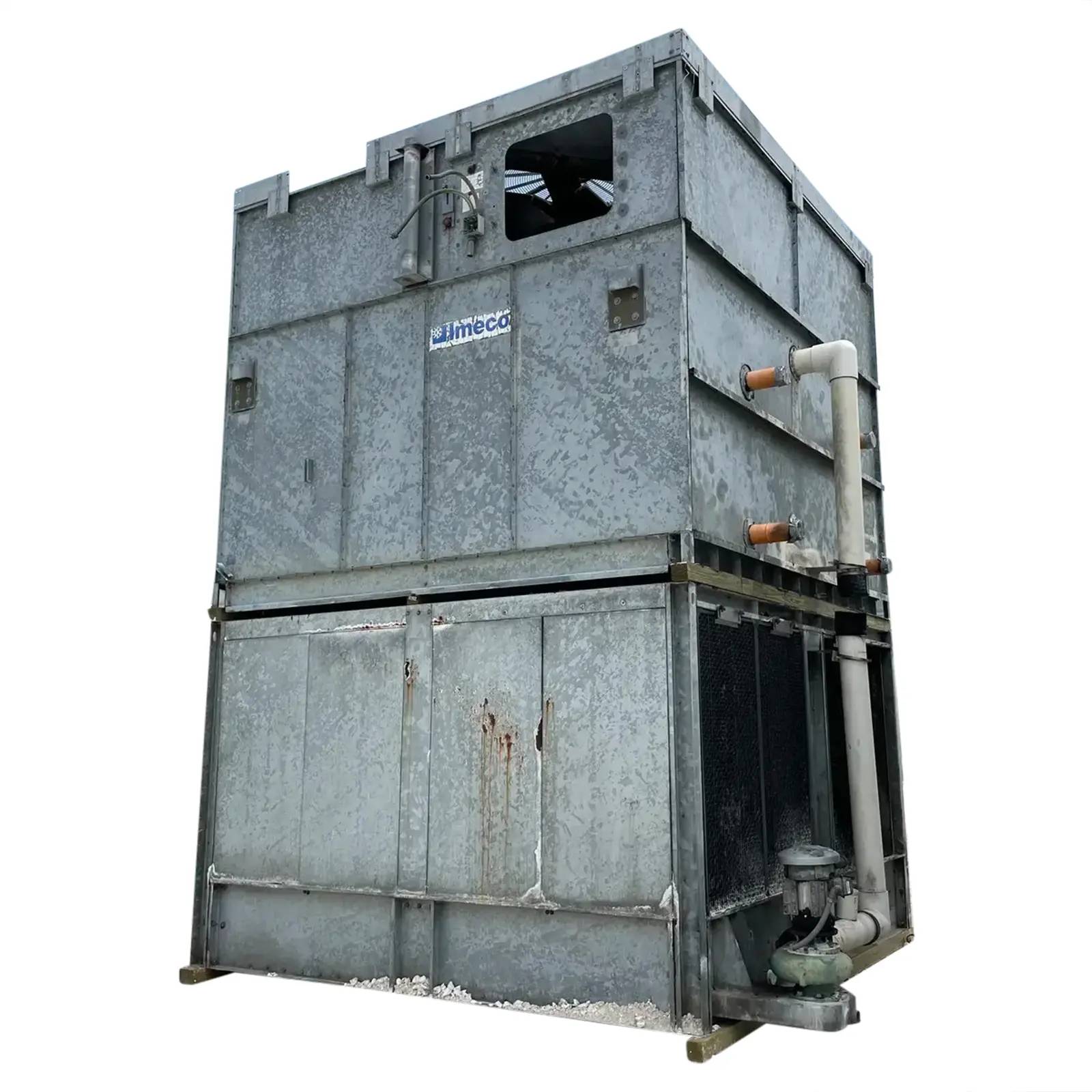 470 Ton, Imeco #IDC-1880-4, evaporative condenser, 20 HP motor, 2001 - Image 2