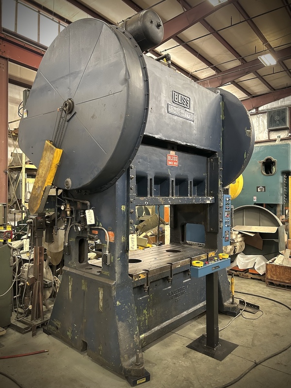 125 Ton, Bliss #S2-125-72-36, straight side double crank press, 10" stroke, 22.5" SH to bed SDAU, 72" RL x - Image 1