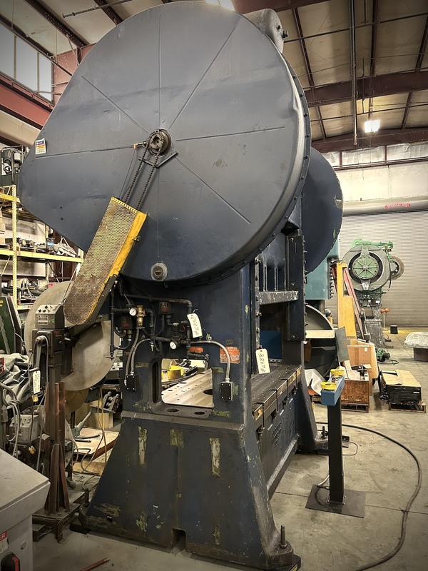 125 Ton, Bliss #S2-125-72-36, straight side double crank press, 10" stroke, 22.5" SH to bed SDAU, 72" RL x - Image 4
