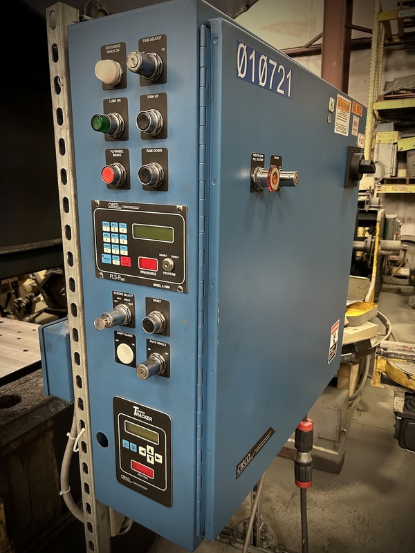 125 Ton, Bliss #S2-125-72-36, straight side double crank press, 10" stroke, 22.5" SH to bed SDAU, 72" RL x - Image 7