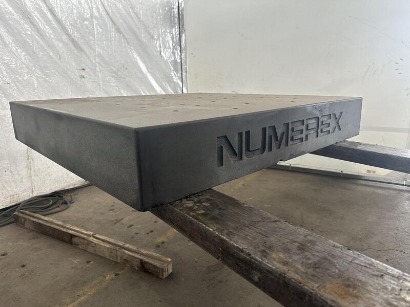 40" x 42" x 6" Numerex, granite inspection table - Image 1