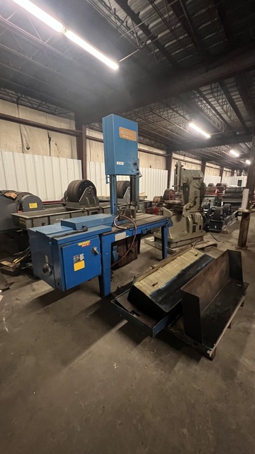 18" x 26" Marvel #Series-8-Mark-I, vertical band saw, 186" x .075" blade, 1.3 HP, 20-200 FPM - Image 2