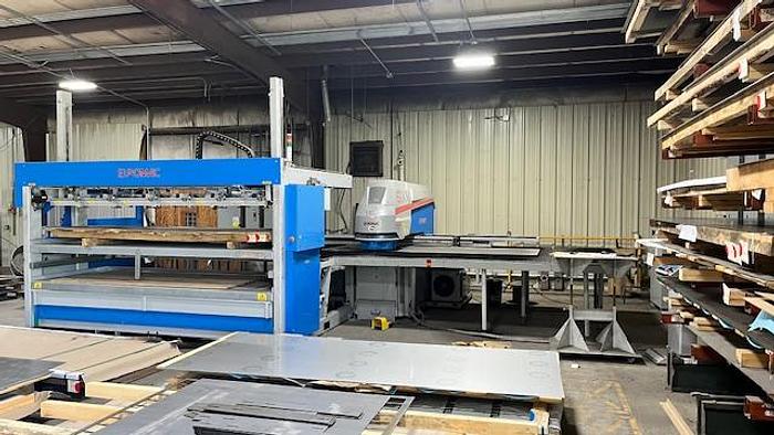 30 Ton, Euromac #STX-Flex-6, hybrid CNC turret punch, 4' x 8' sheet, 2018 - Image 2