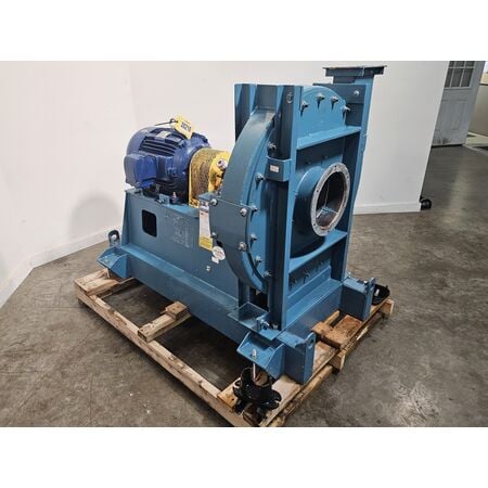 650 cfm @ 58 S.P., Twin City Fan #MBW-SW, heavy duty pressure vacuum blower, 460 V., 3-phase - Image 3