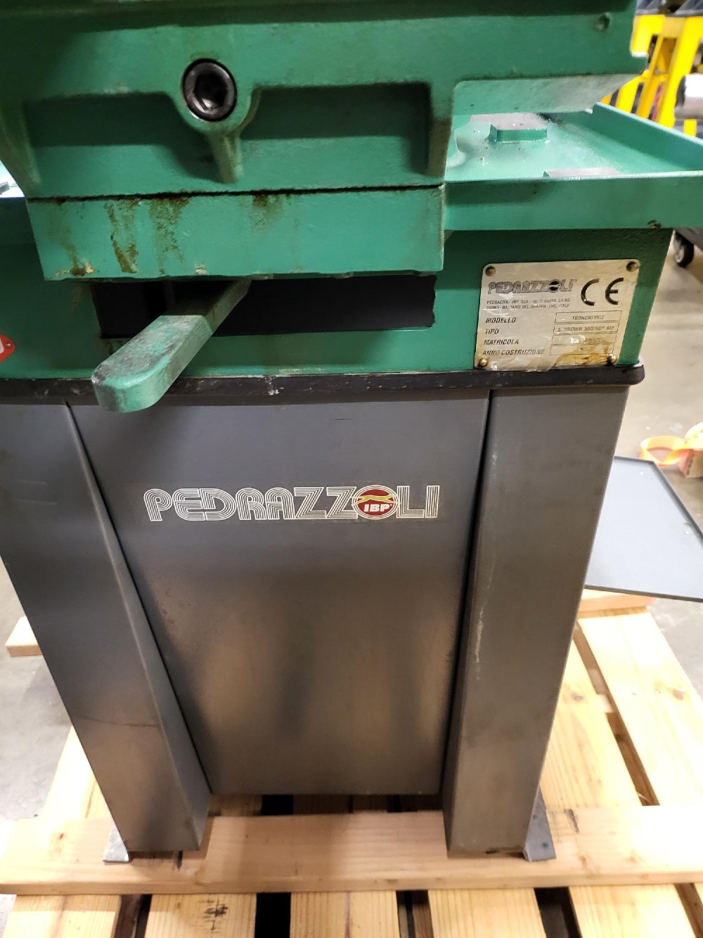 14" Pedrazzoli Super Brown #350/60MP, manual circular cold saw, pneumatic vise - Image 3