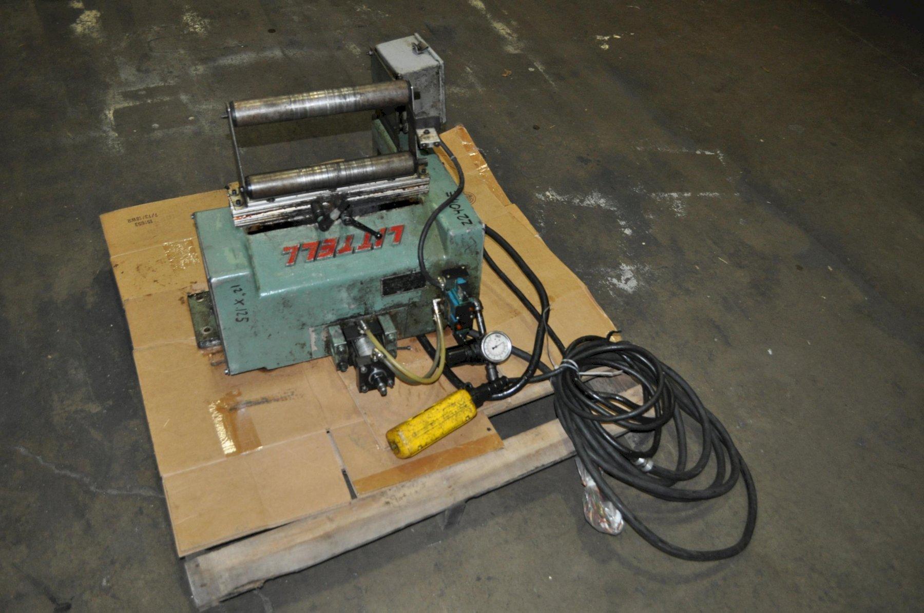 Servo feeder head, Littell, 12" x .020"-.125", pendnat for jogging, pilot release, belt driven, #14309J - Image 1