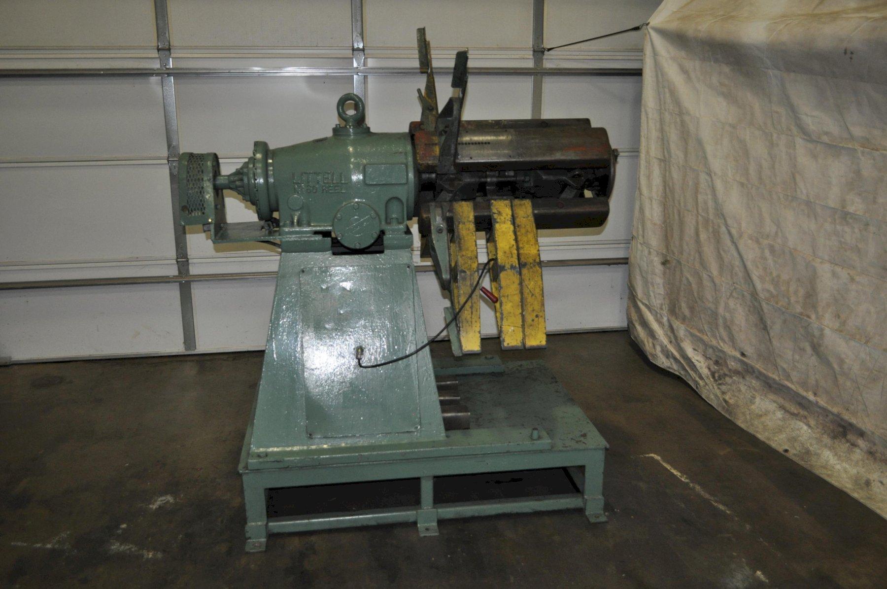 8000 lb. Littell, non-motorized uncoiler, 30" mandrel, 16"-20" ID, 48" outside dimensions, keepers, #14311J - Image 2