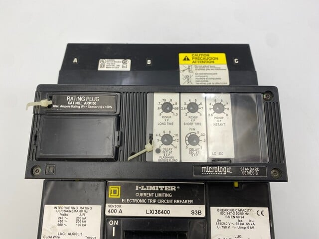 400 Amps, Square D, LXI36400 I-Line Circuit Breaker, 600 Volt 3P 3PH - Image 3