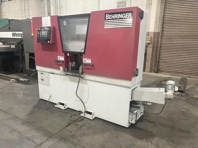 11.8" x 10.2" Behringer #HBE-261A, dual post automatic bandsaw, 2018 - Image 2