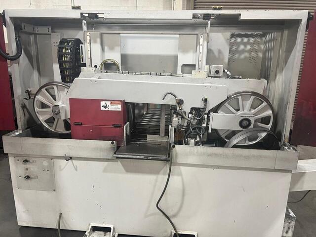 11.8" x 10.2" Behringer #HBE-261A, dual post automatic bandsaw, 2018 - Image 5