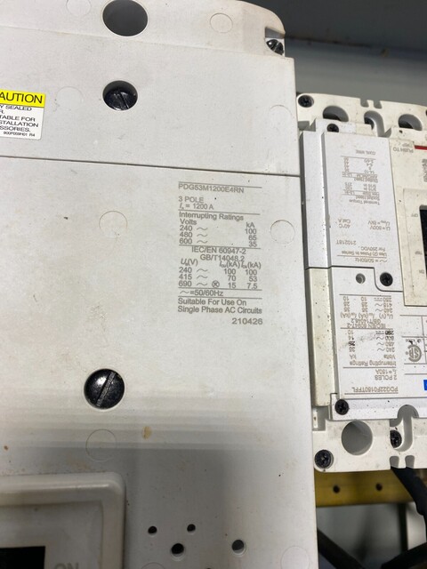 1200 Amp. Eaton, PRL4, PDG53M1200E4RN, panelboard, vertical, 3R enclosure, 277/480 Volts - Image 6
