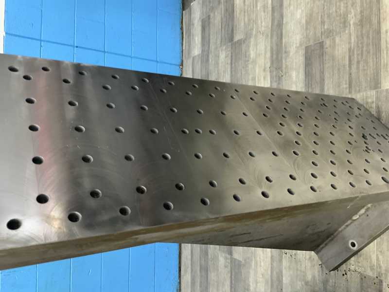 18" x 60" x 24" Drilled & tapped angle plates, steel welded plate construction, 1 set - Image 5