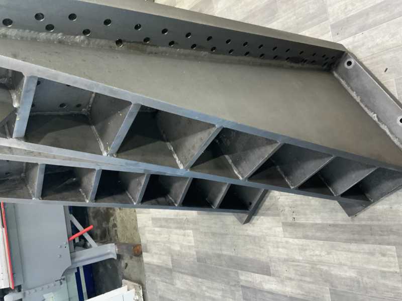 18" x 60" x 24" Drilled & tapped angle plates, steel welded plate construction, 1 set - Image 7