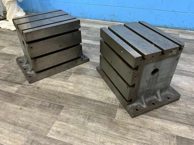 14" x 25" x 12" Herbert DeVleig, T-slotted angle plate - Image 4