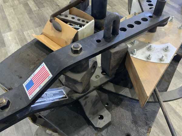 Hossfeld #2, 2" hand bendertock, rectangle tube, 1-1/2" square tube, serial #49837 - Image 8