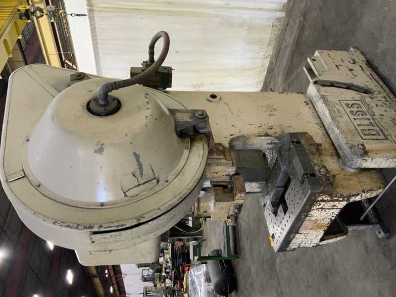 45 Ton, Bliss #C45, OBI flywheel press, 3" stroke, 12-1/4" Shut Height, 3" slide adjustment, air clutch, 5 HP - Image 2