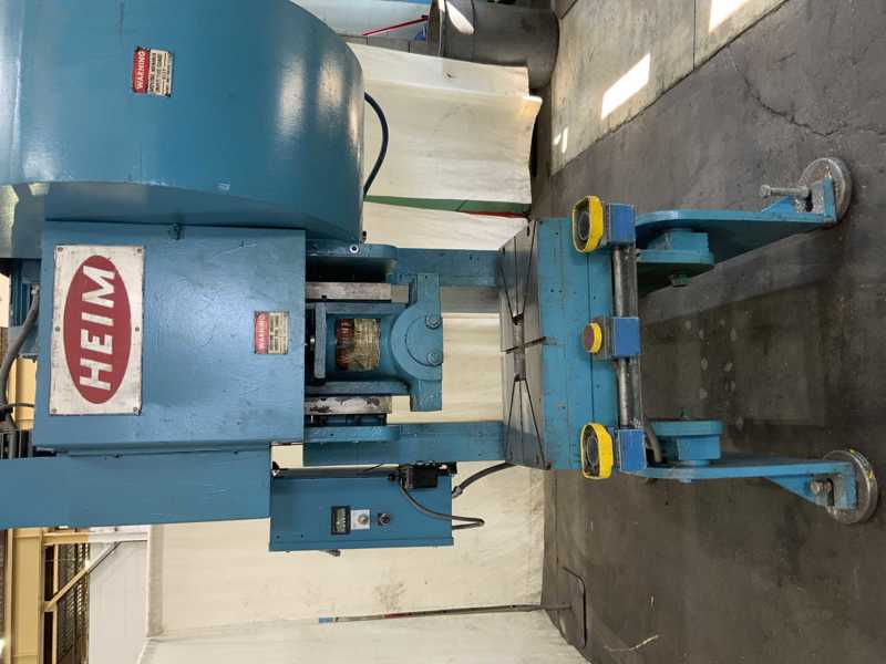 55 Ton, Heim #5-OBI-F, OBI flywheel press, 3" stroke, 13" Shut Height, air clutch & brake, 120 SPM, 5 HP - Image 3