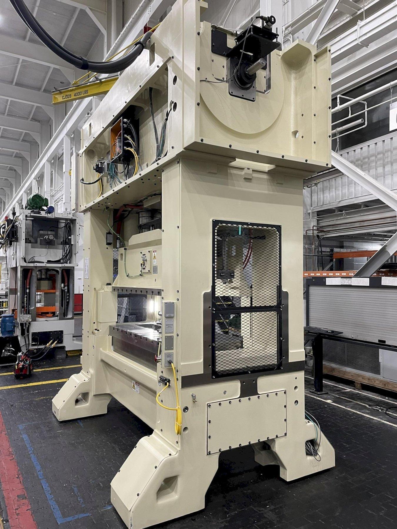 180 Ton, Minster #P2H-160-74x33-FW, straight side double crank press, 3.9" stroke, 17.7" Shut Height, 5.9" - Image 3