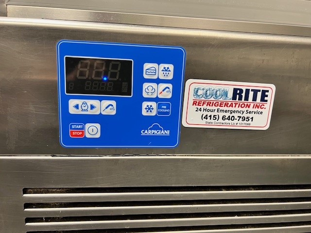 Carpigiani #NK400, blast freezer, Stainless Steel, blast chilling