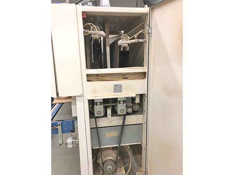 37" electromagnetic chuck #Pioneer-2RK, 2-head wide belt sander, 15 HP, 2004 - Image 5