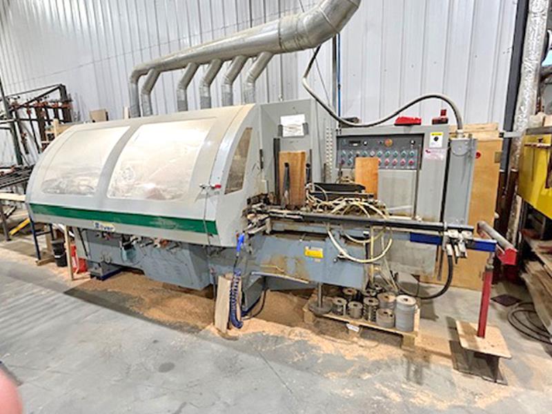 Silver #SF-6023AH, feed through moulder, 6-head, 9-1/16" x 6" capacity, 18-82 FPM, 2004 - Image 2