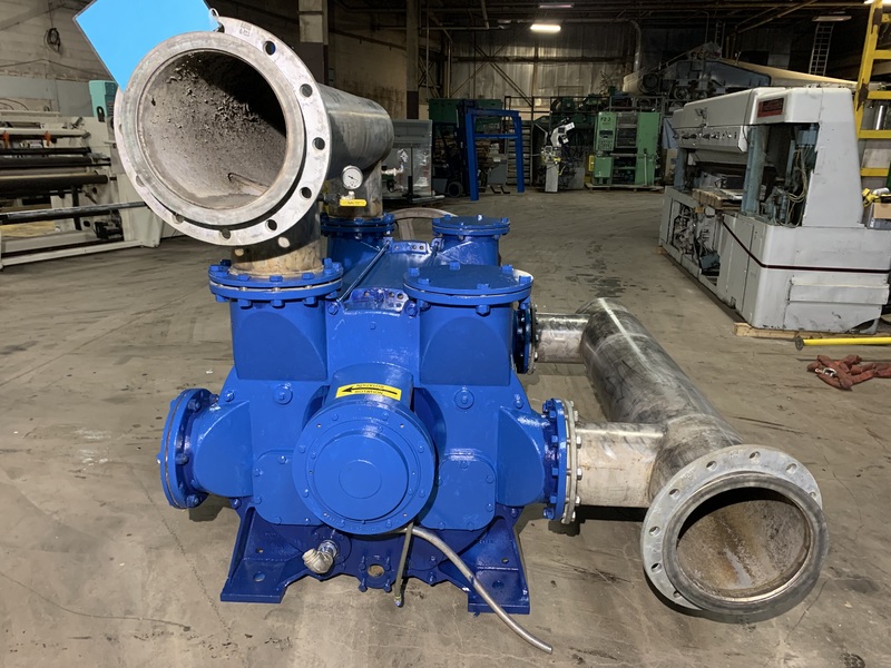 6000 CFM, NES #2BE-42-2BE-426-2BY3-3, single stage vacuum pump, 250 HP, side belt driven - Image 4
