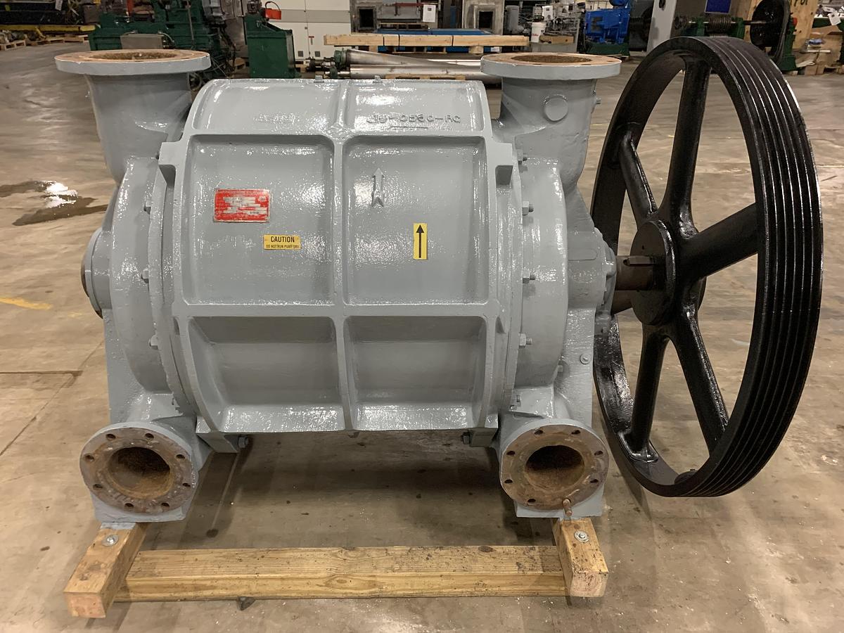 2000 CFM, Nash #CL-3001, liquid ring single stage vacuum pump, 200 HP, side belt driven - Image 1