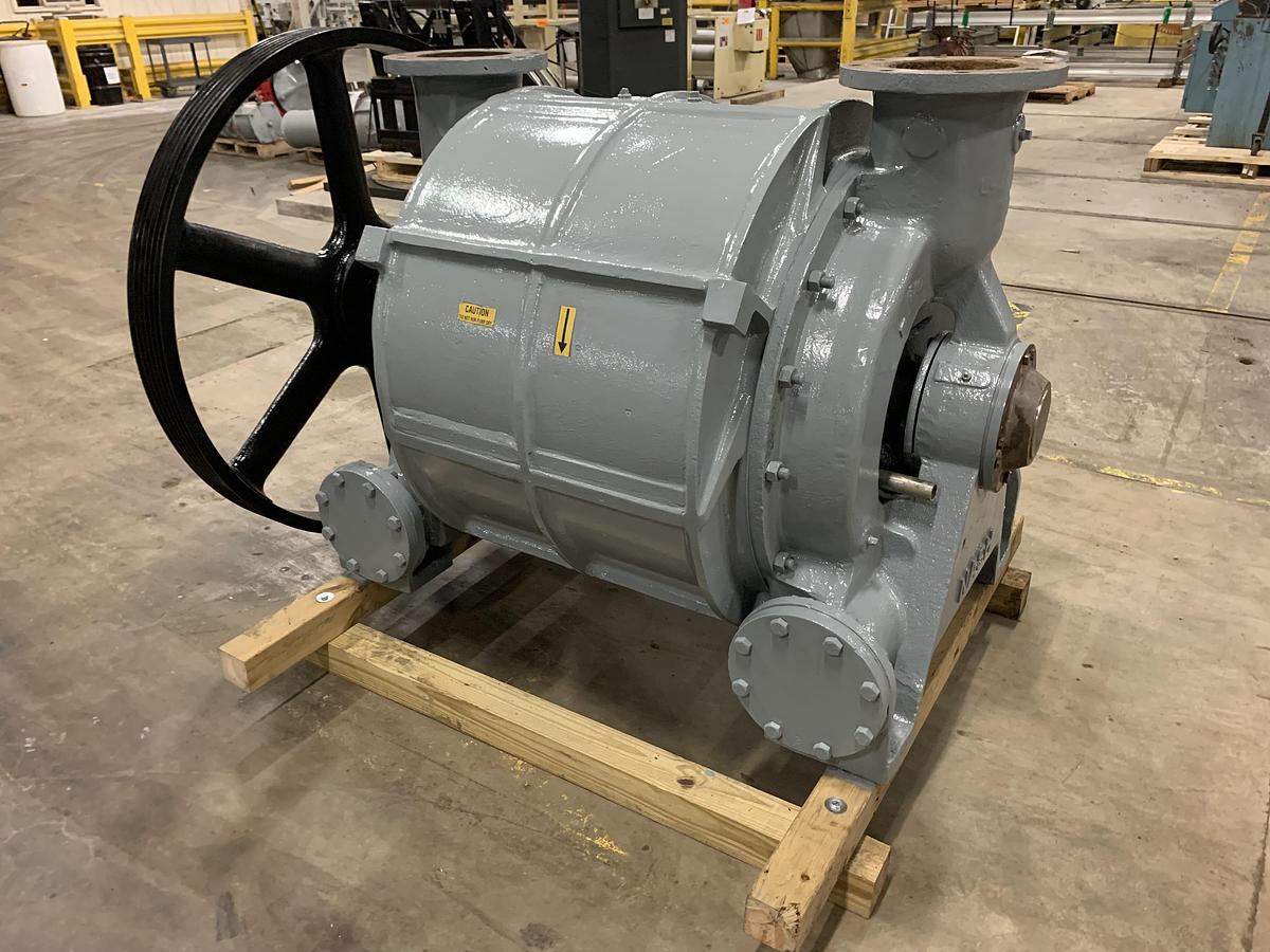 2000 CFM, Nash #CL-3001, liquid ring single stage vacuum pump, 200 HP, side belt driven - Image 6