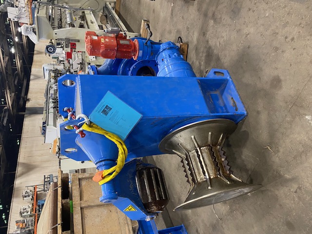 Andritz #RP1, continuous ragger, up to 17.5" rag diameter, up to 590" rag length, clock wise rotation, 2019 - Image 1