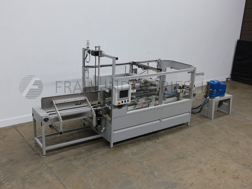 Pearson #CE35, automatic, case erector & hot melt glue bottom sealer, 10-35 cases per minute - Image 1