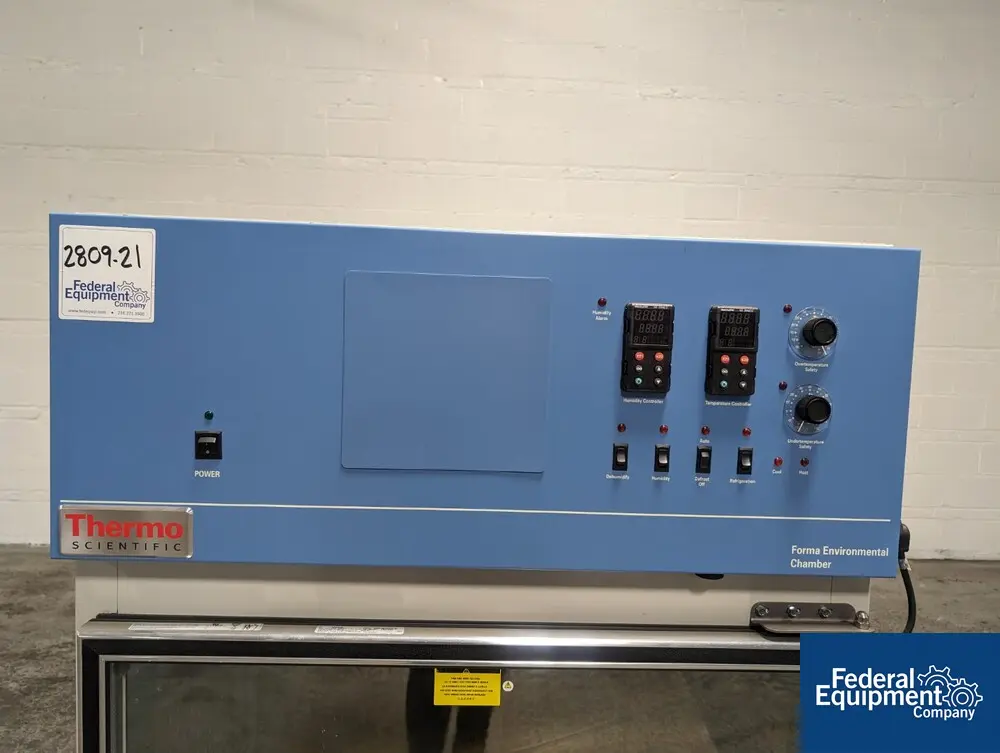 31" width x 26" D x 24" H Thermo Scientific #3911 Forma Enviromental Chamber, 11 cu ft, Stainless Steel - Image 6