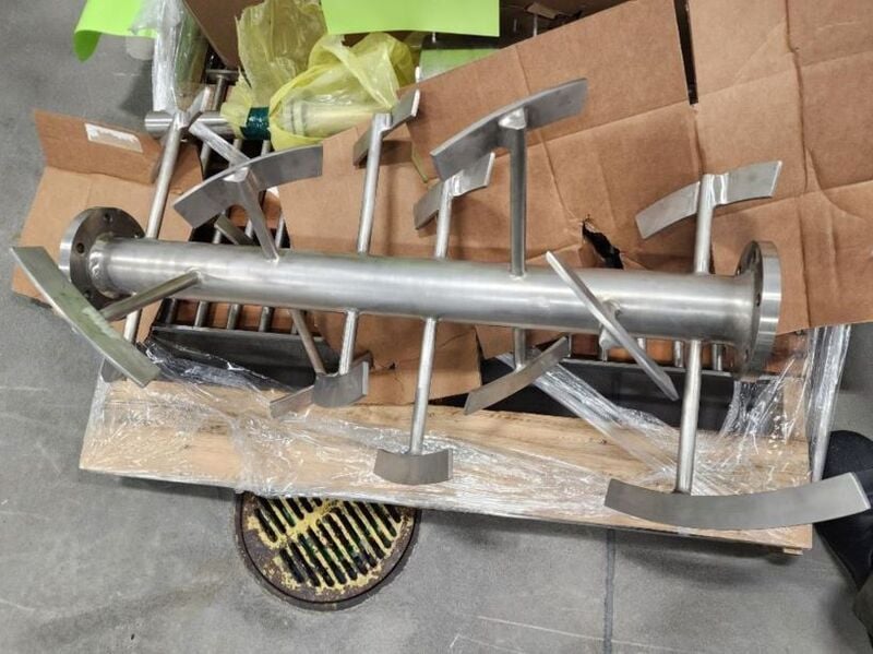 5 cu.ft. Munson #HD-1-1/2-3-SS, Stainless Steel plough/paddle mixer - Image 3