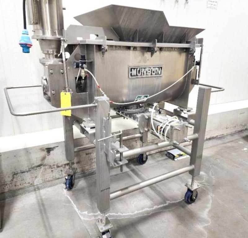 5 cu.ft. Munson #HD-1-1/2-3-SS, Stainless Steel plough/paddle mixer - Image 4