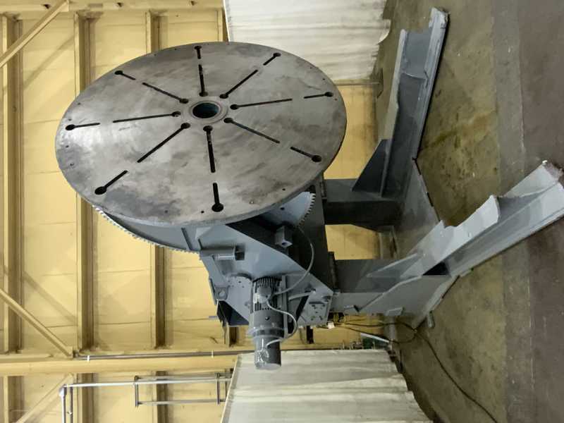 40000 lb. Ransome #400P, welding positioner, 84" dia table, 135&deg; table tilt, pendant controls, 7.5 HP, 1981 - Image 9