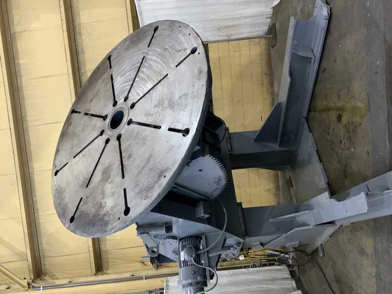 40000 lb. Ransome #400P, welding positioner, 84" dia table, 135&deg; table tilt, pendant controls, 7.5 HP, 1981 - Image 10