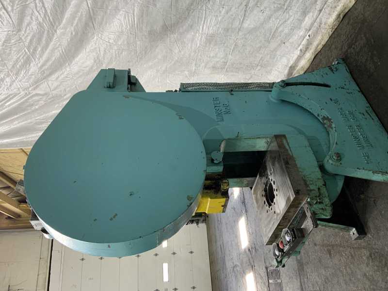 60 Ton, Minster #6, OBI press, 7" stroke, 11" throat, 32" x21" bed, air clutch, Link Logic brake monitor - Image 2